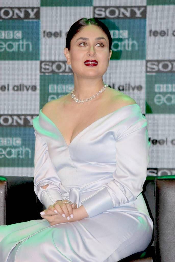 Kareena Kapoor Latest Stills At Sony BBC Earth Channel Launch