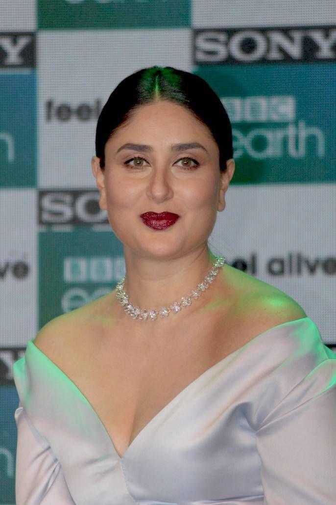 Kareena Kapoor Latest Stills At Sony BBC Earth Channel Launch