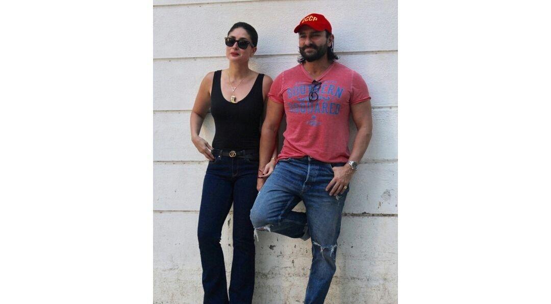  Kareena Kapoor spotted with Husband Saif Ali Khan in Mumbai