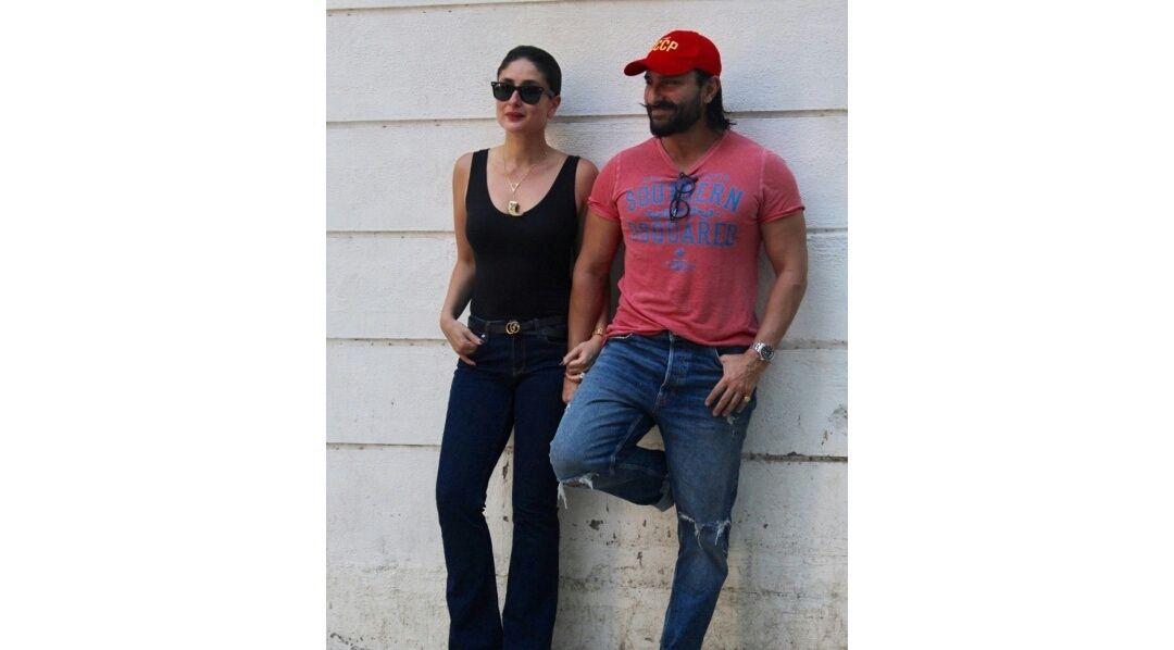  Kareena Kapoor spotted with Husband Saif Ali Khan in Mumbai