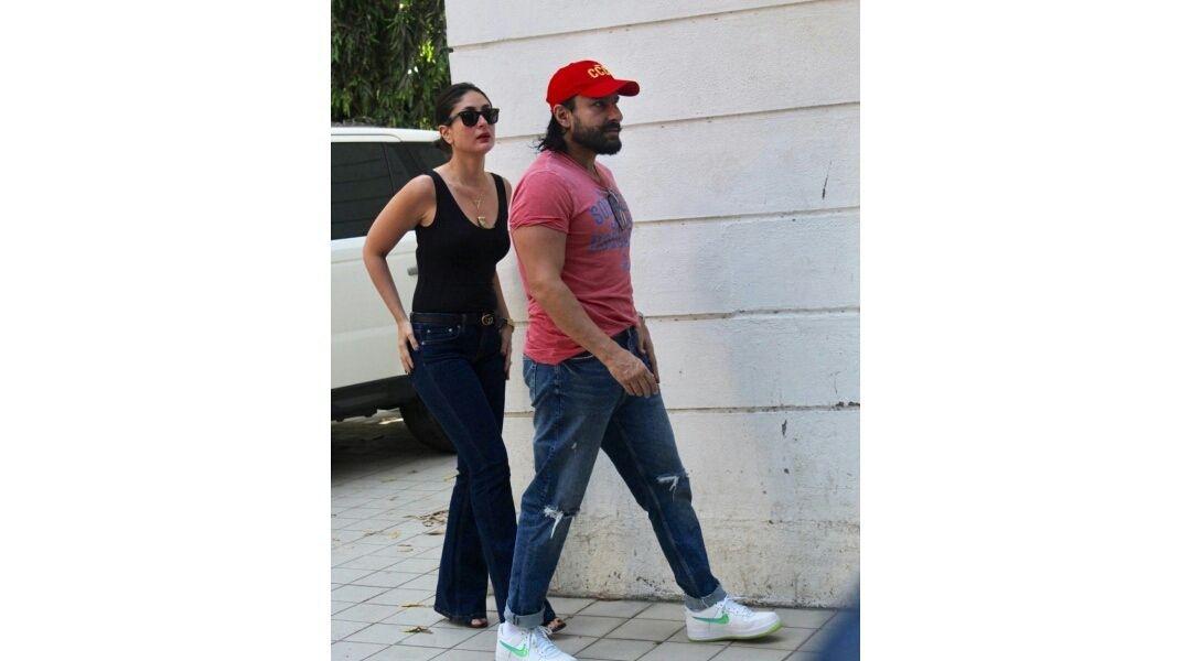  Kareena Kapoor spotted with Husband Saif Ali Khan in Mumbai