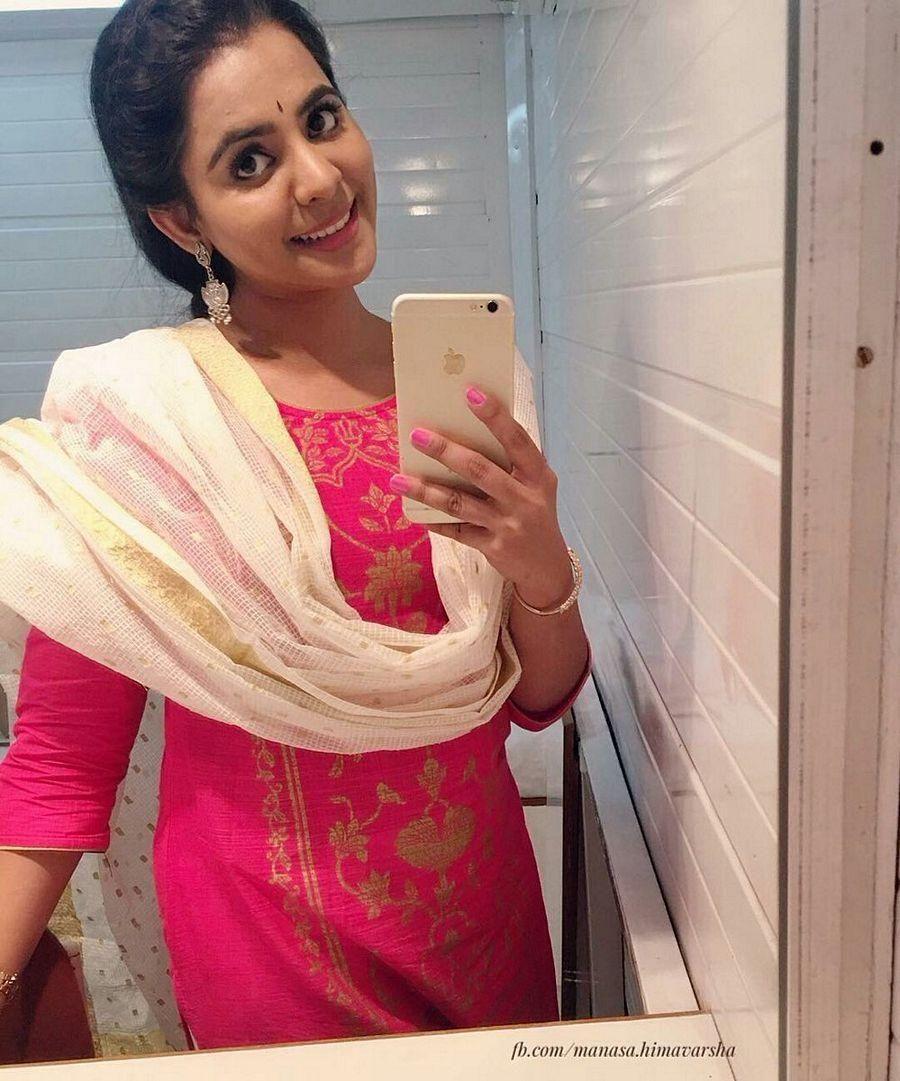 Katamarayudu Actress Manasa Himavarsha Latest Photos