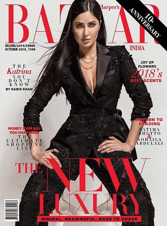Katrina Kaif Poses for Harper's Bazaar