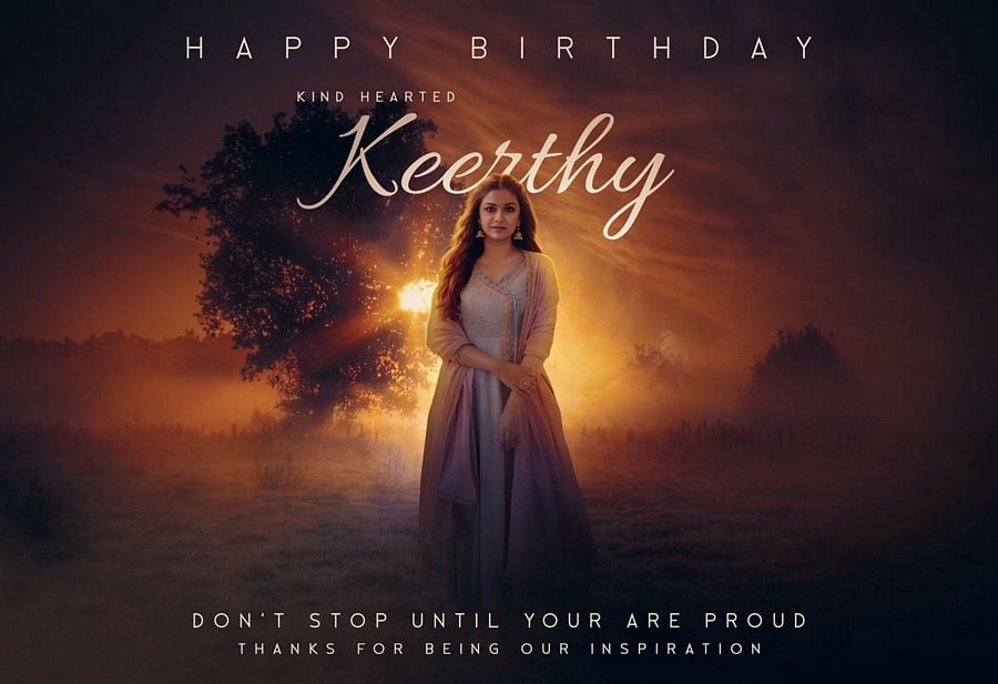 Keerthy Suresh Birthday Wishes Photos