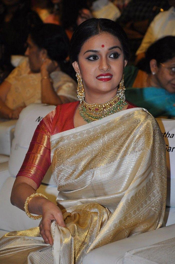 Keerthy Suresh Stills at Mahanati Movie Audio Launch