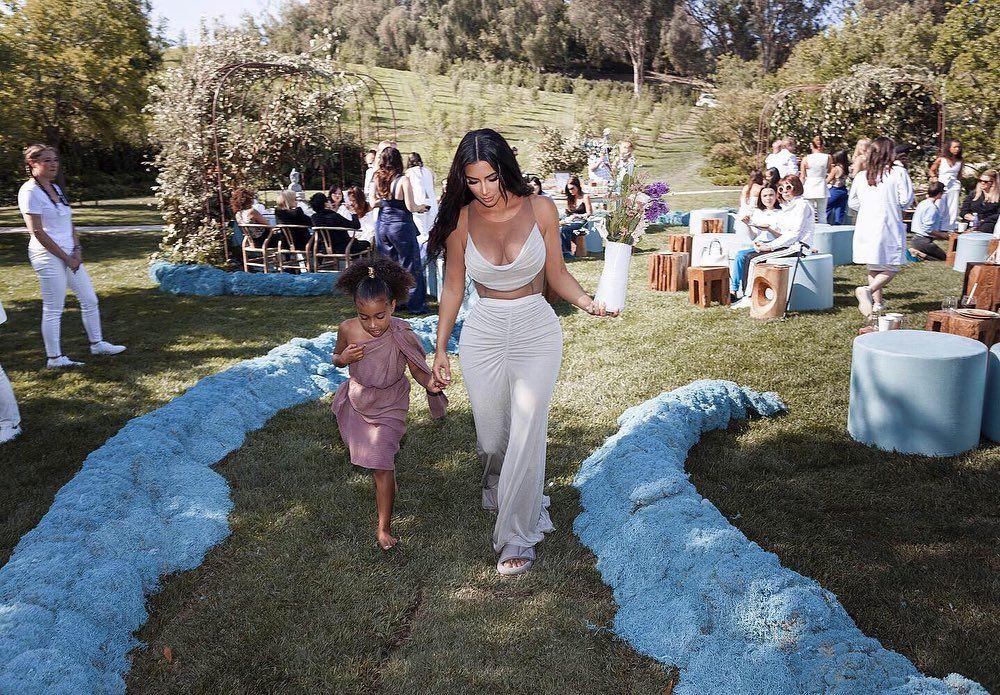 Kim Kardashian enjoying some time with her family