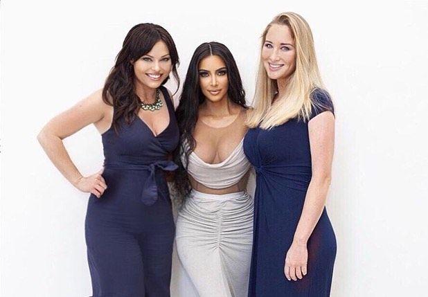 Kim Kardashian enjoying some time with her family