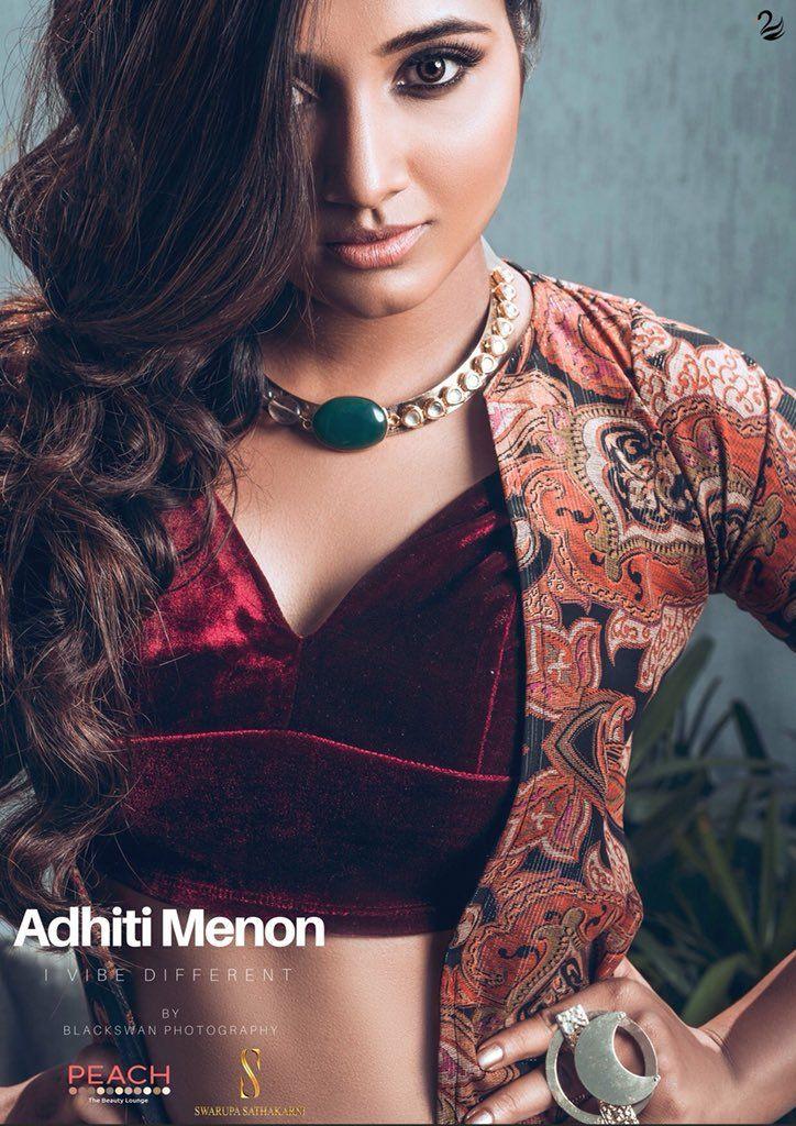 Kollywood Actress Adhiti Menon Latest Unseen Hot Photo Stills