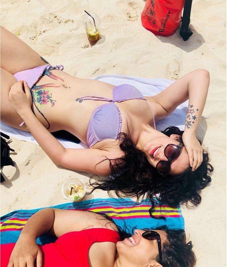 Krishna Shroff during her vacation Pics