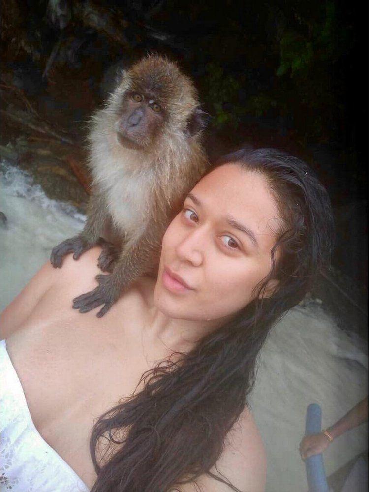 Krishna Shroff during her vacation Pics