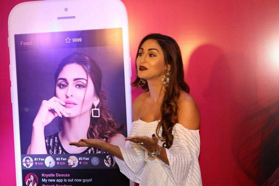 Krystle DSouza Stills At Mobile App Launch