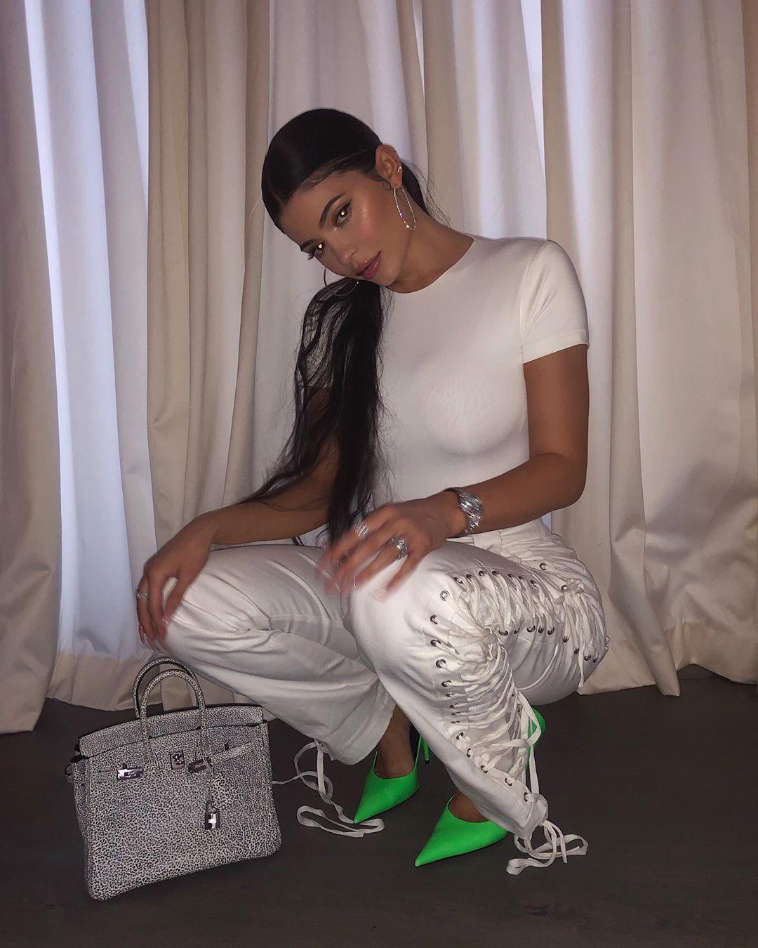 Kylie Jenner Latest in White