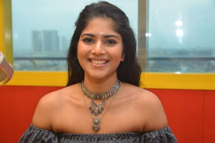LIE Movie Actress Megha Akash Photos at Radio Mirchi