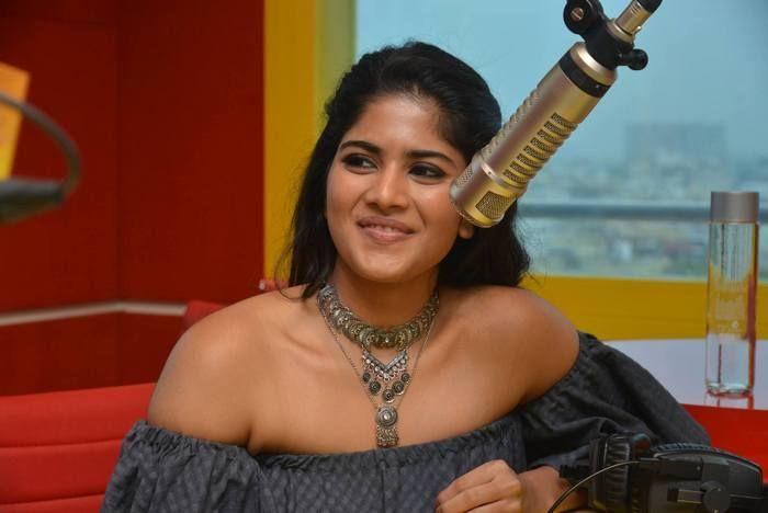 LIE Movie Actress Megha Akash Photos at Radio Mirchi