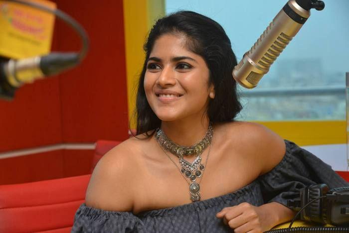 LIE Movie Actress Megha Akash Photos at Radio Mirchi