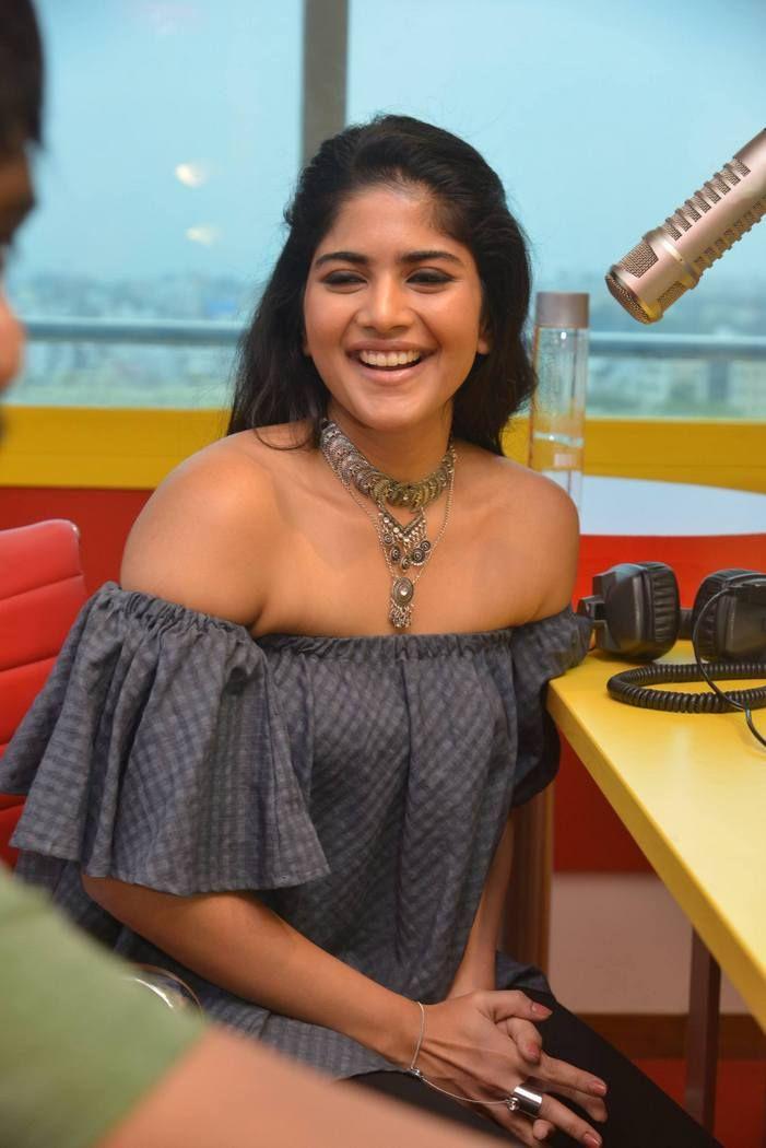 LIE Movie Actress Megha Akash Photos at Radio Mirchi