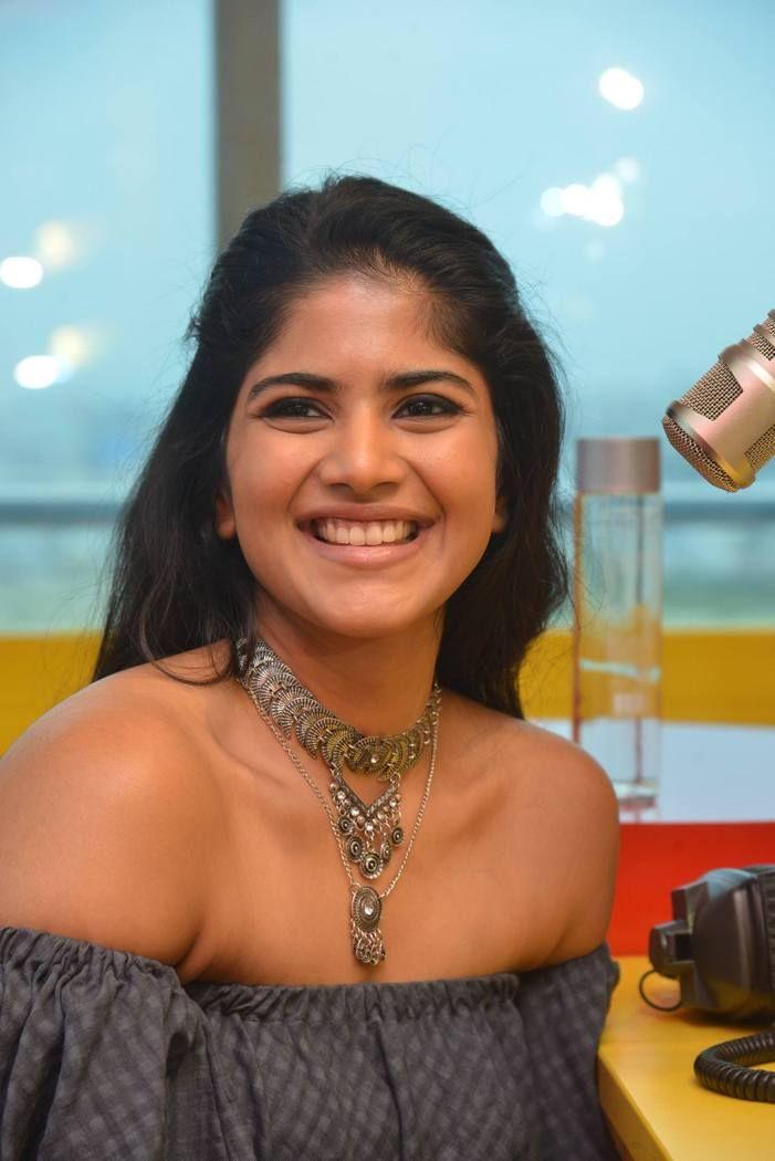 LIE Movie Actress Megha Akash Photos at Radio Mirchi