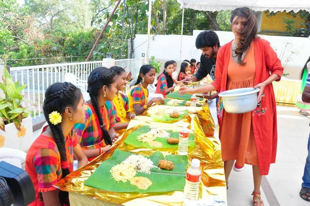Lakshmi Manchu Stills At Sankranti 2018 Celebrations Photos