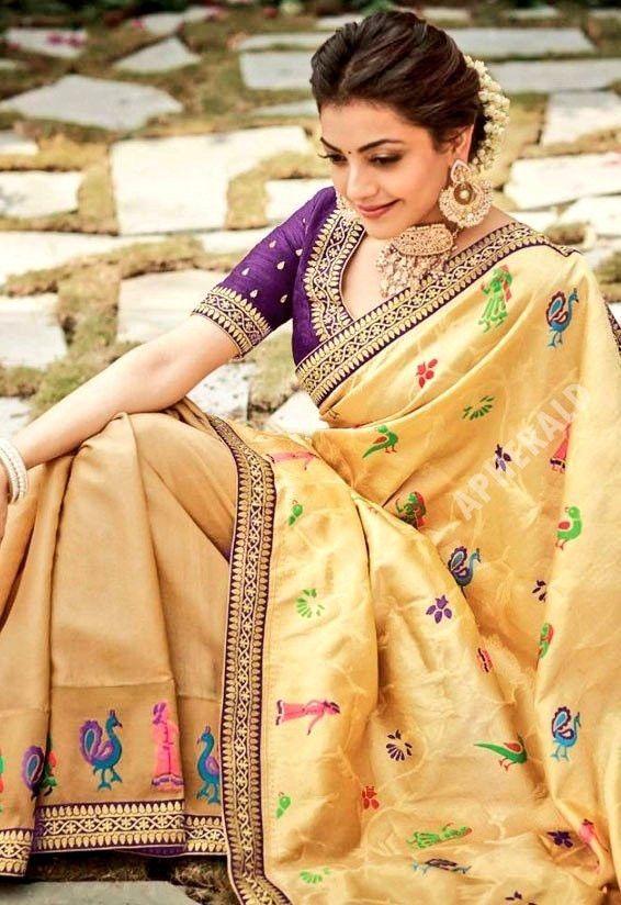 Latest & Unseen clicks of Kajal Aggarwal in Saree