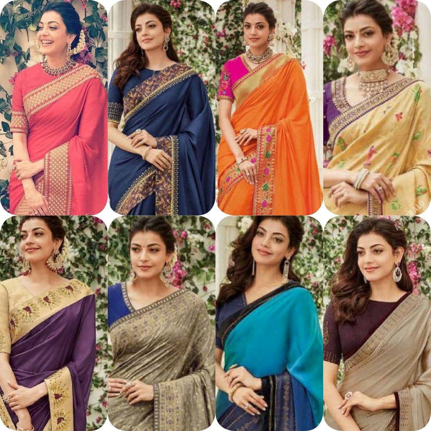 Latest & Unseen clicks of Kajal Aggarwal in Saree