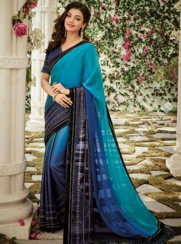 Latest & Unseen clicks of Kajal Aggarwal in Saree