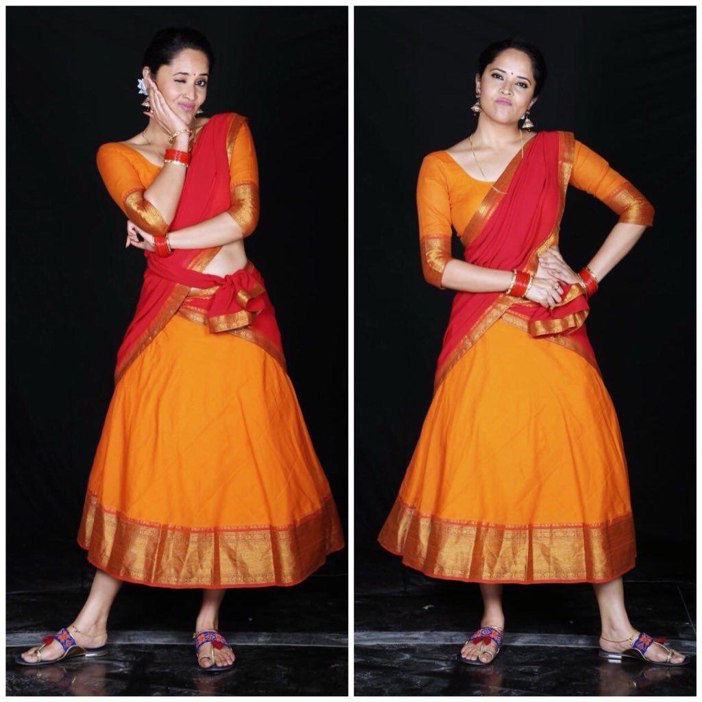 Latest Photos Anchor Anasuya’s Stunning look in Saree's