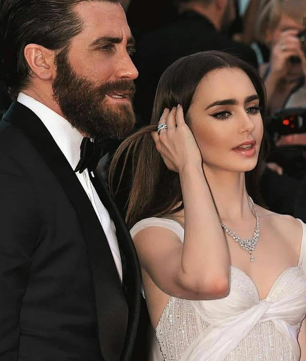 Lily Collins and Jack Gyllenhall at Cannes