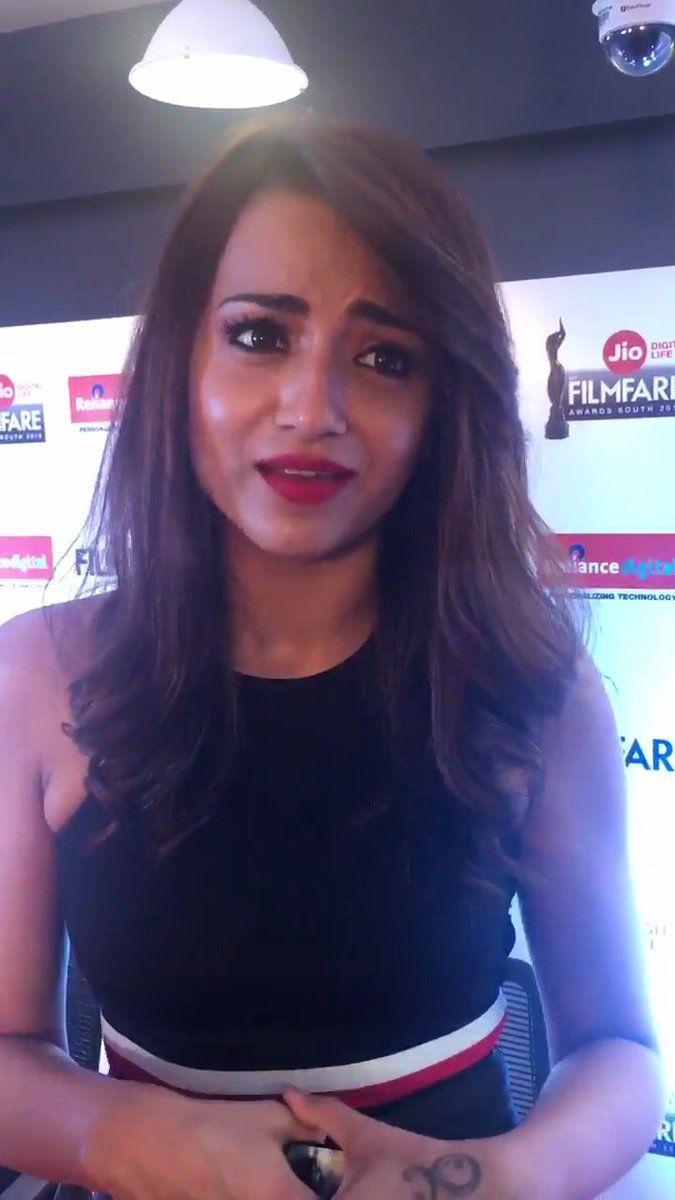 Lovely Trisha at the 65th Jio Film Fare Awards Photos