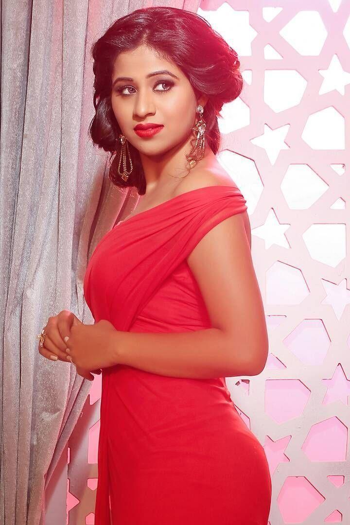 Manali Rathod Red Top Photo Shoot Stills