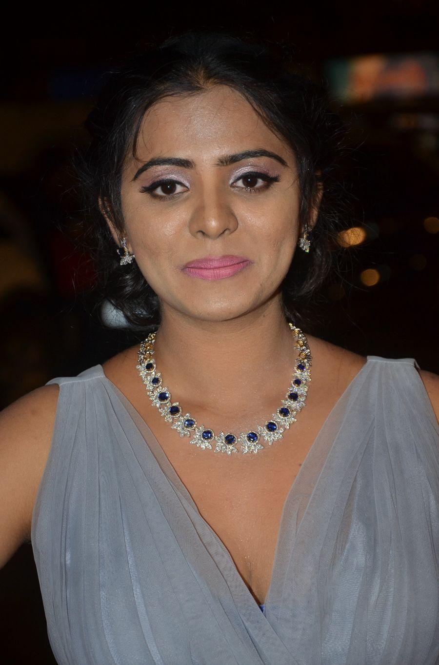Manasa Stills at Katamarayudu Pre Release Function