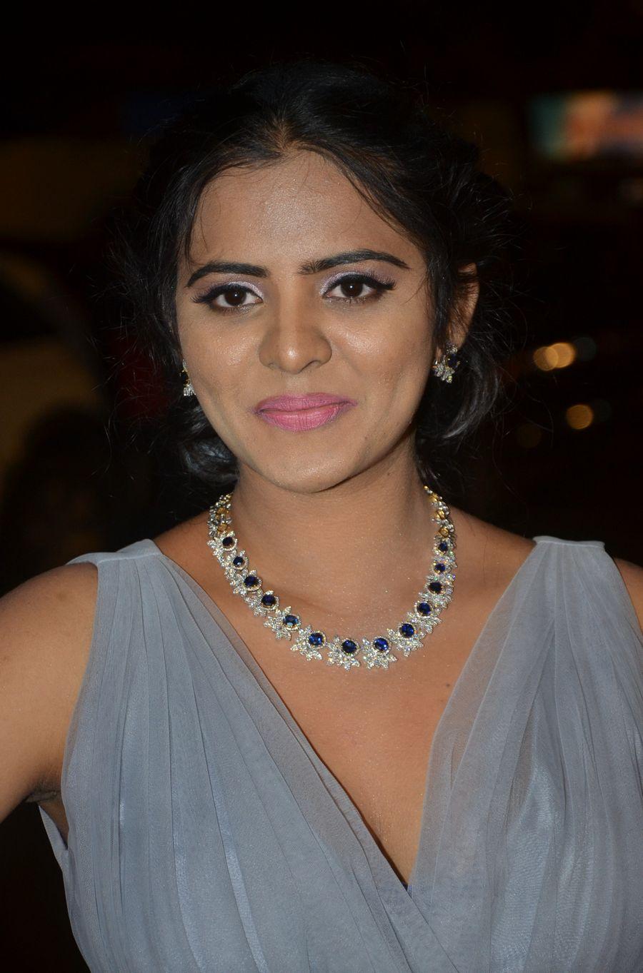 Manasa Stills at Katamarayudu Pre Release Function