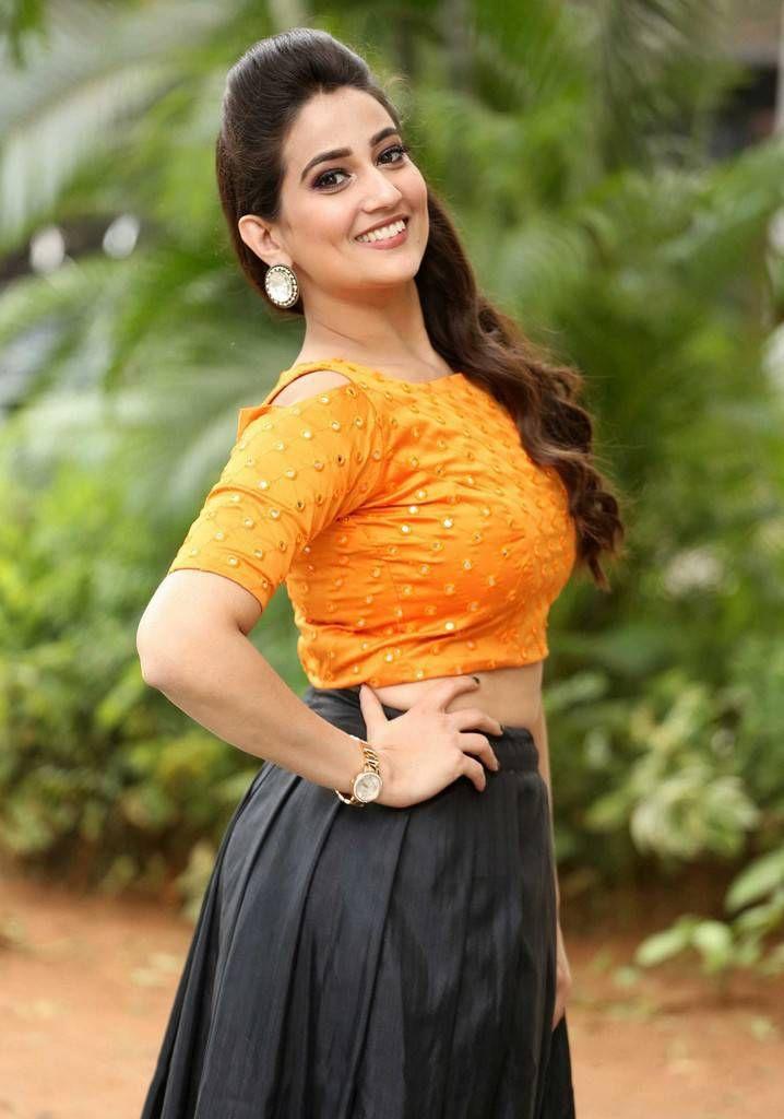 Manjusha Stills At Hello Movie Press Meet