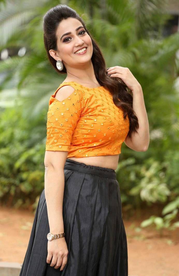 Manjusha Stills At Hello Movie Press Meet