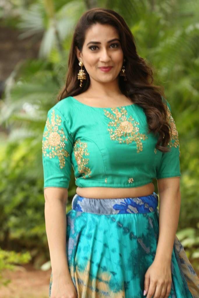 Manjusha Stills At Sakshyam Movie Motion Poster Launch