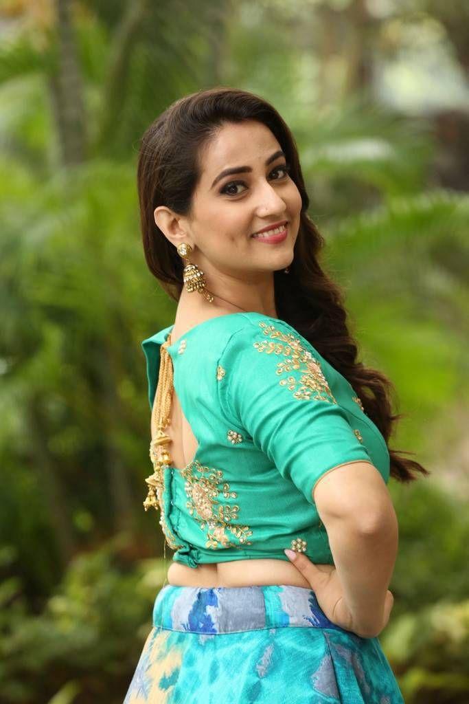 Manjusha Stills At Sakshyam Movie Motion Poster Launch