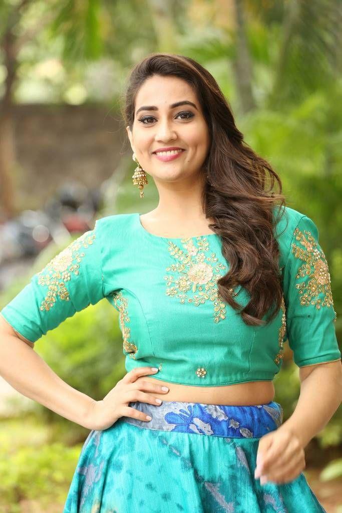 Manjusha Stills At Sakshyam Movie Motion Poster Launch