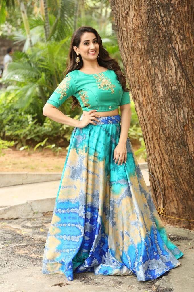 Manjusha Stills At Sakshyam Movie Motion Poster Launch