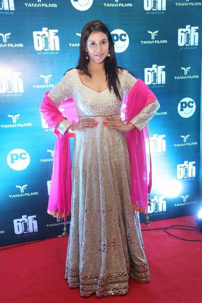 Mannara Chopra Stills At Rogue Movie Audio Launch