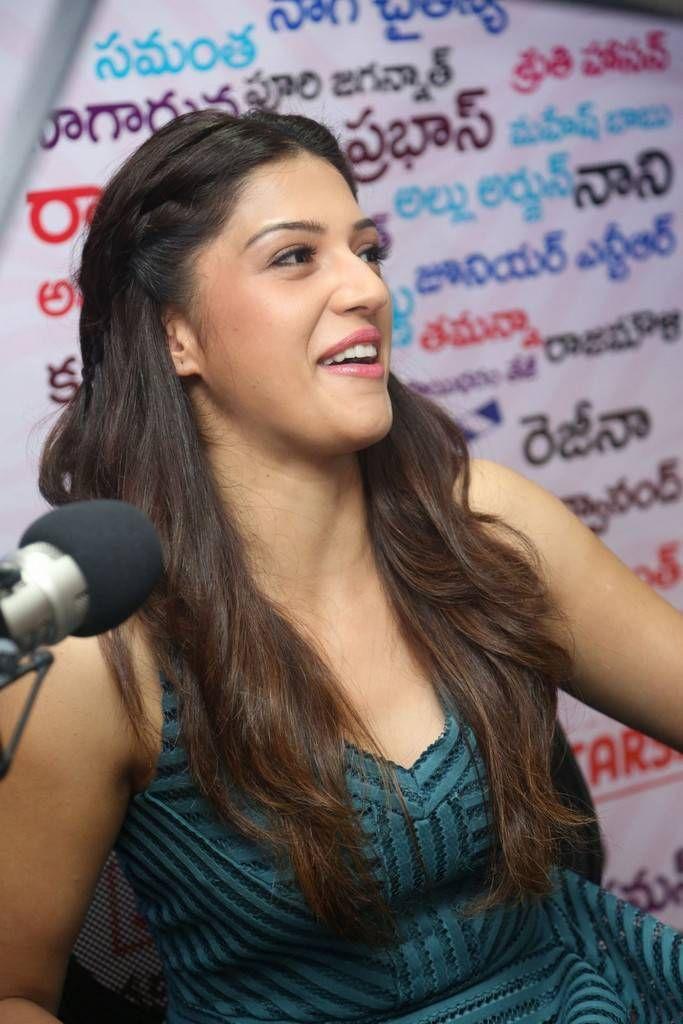 Mehreen Stills At Raja The Great Movie Song Launch