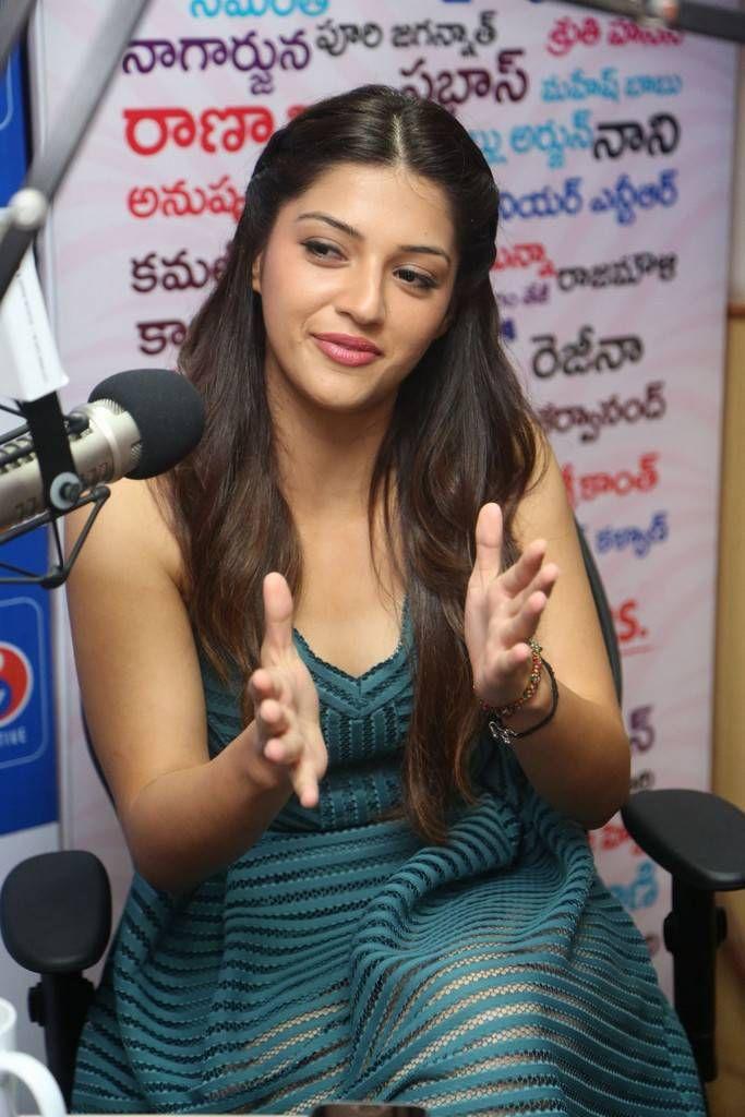 Mehreen Stills At Raja The Great Movie Song Launch