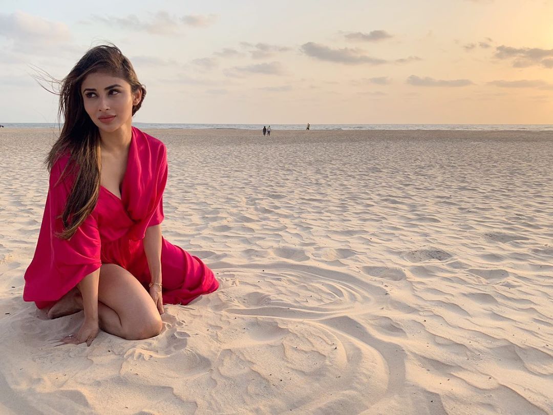 Mouni Roy enjoying Beach Vacation