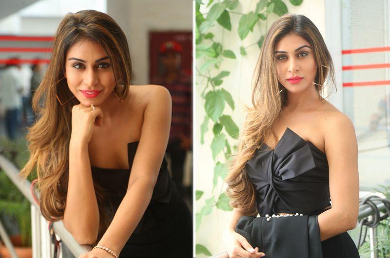 Myra Sareen Stills at Officer Movie Press Meet