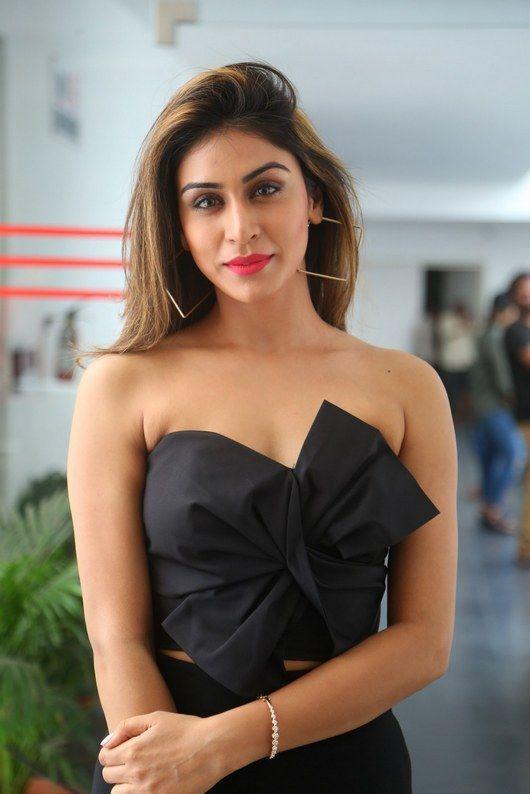 Myra Sareen Stills at Officer Movie Press Meet