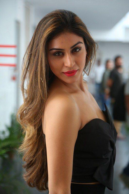 Myra Sareen Stills at Officer Movie Press Meet
