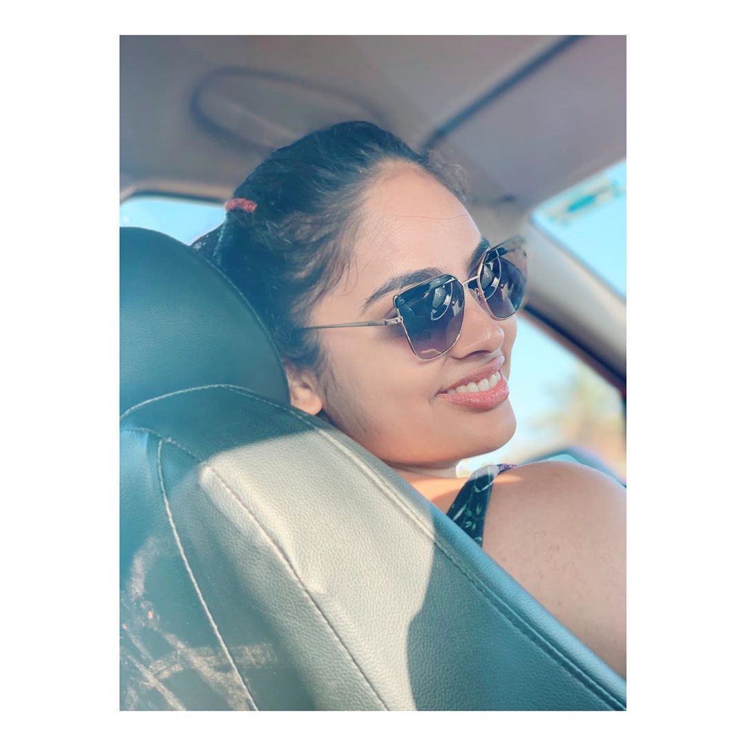 Nandita Swetha Hot Clicks during her road trip