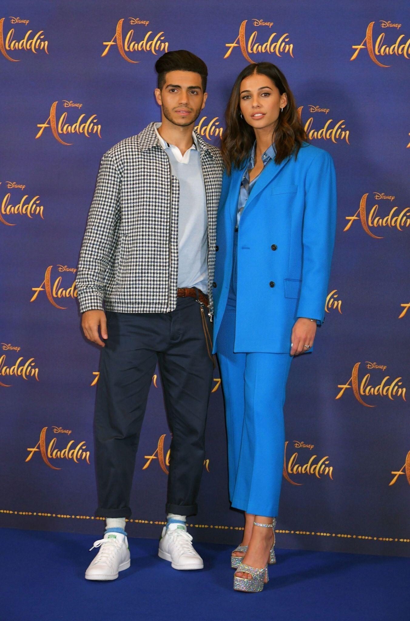 Naomi Scott from Aladdin Press conference in London