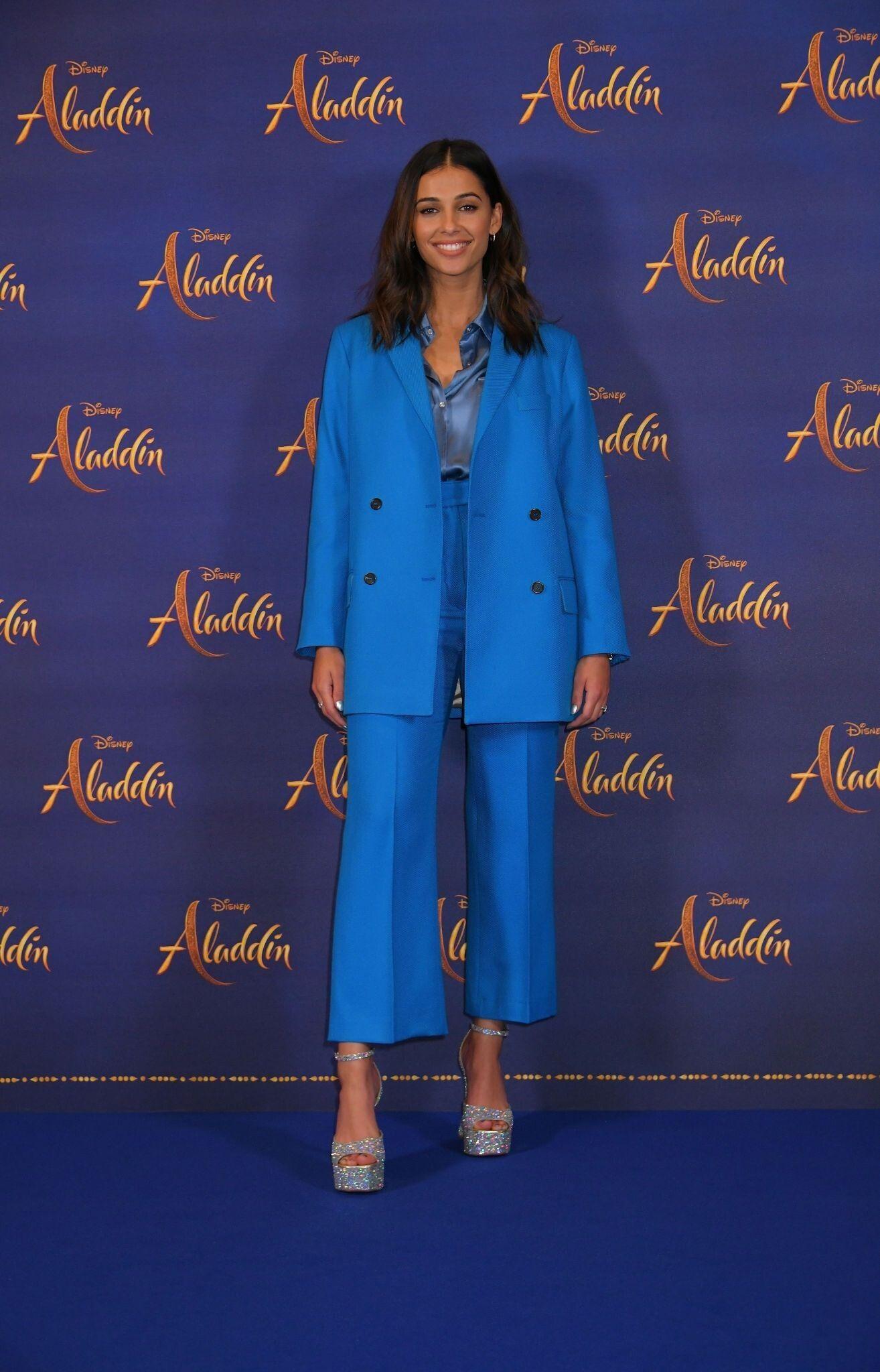 Naomi Scott from Aladdin Press conference in London