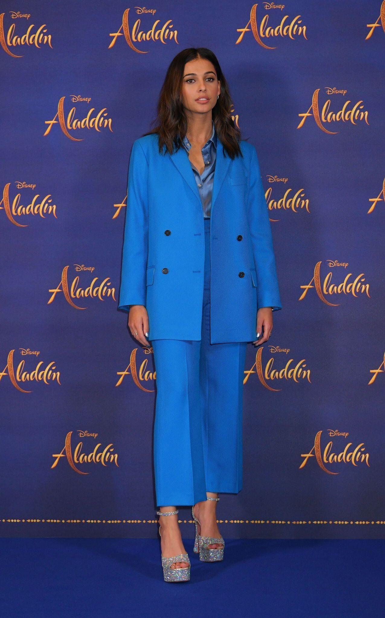 Naomi Scott from Aladdin Press conference in London
