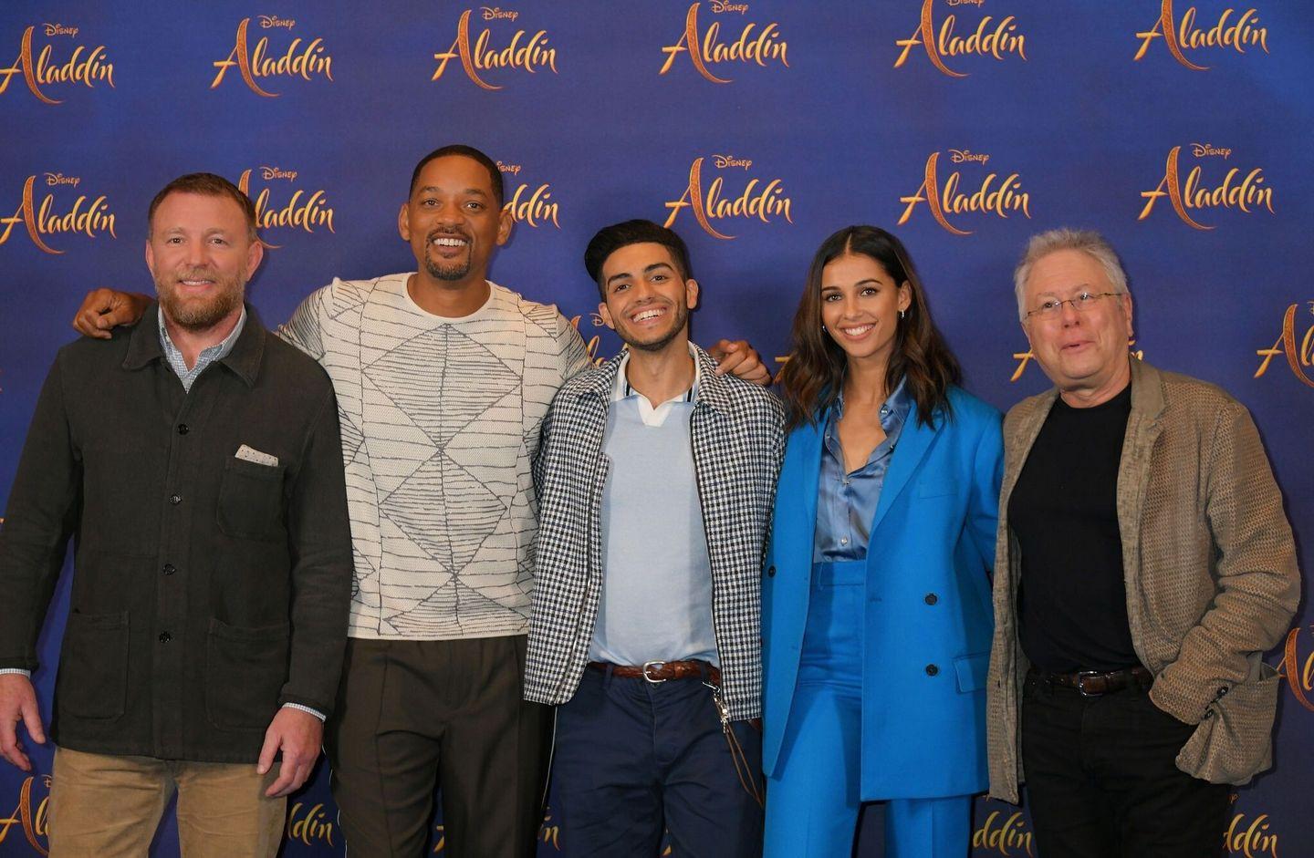 Naomi Scott from Aladdin Press conference in London