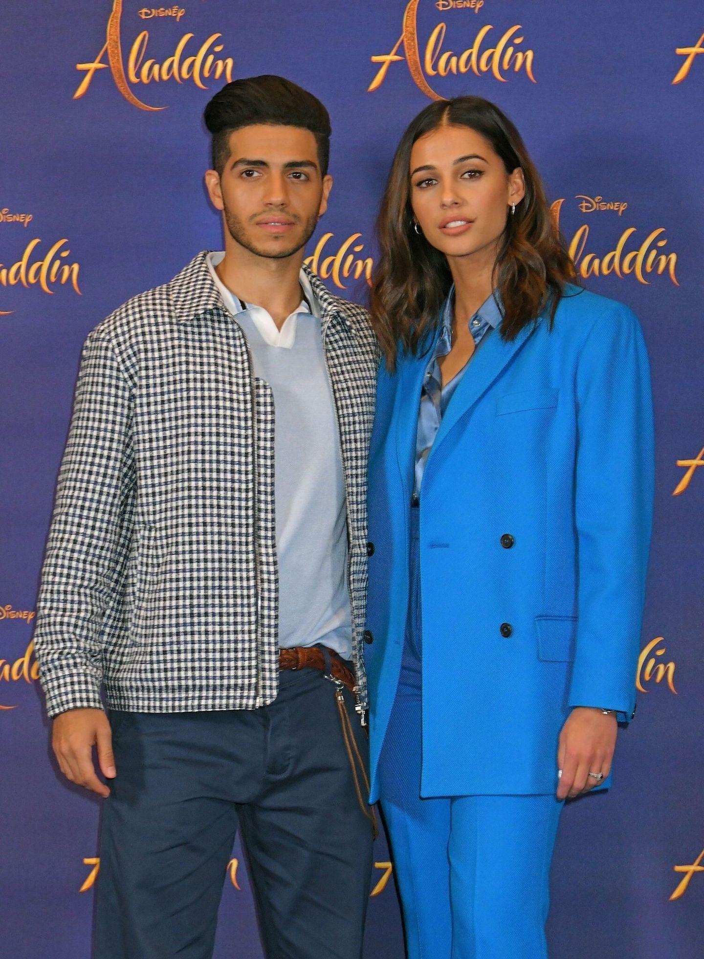 Naomi Scott from Aladdin Press conference in London